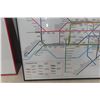 Image 5 : Two FramedUnderground/Subway Signs, 35" x 24 1/2"