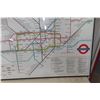 Image 6 : Two FramedUnderground/Subway Signs, 35" x 24 1/2"