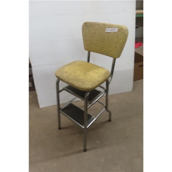Vintage Retro Chrome High Chair