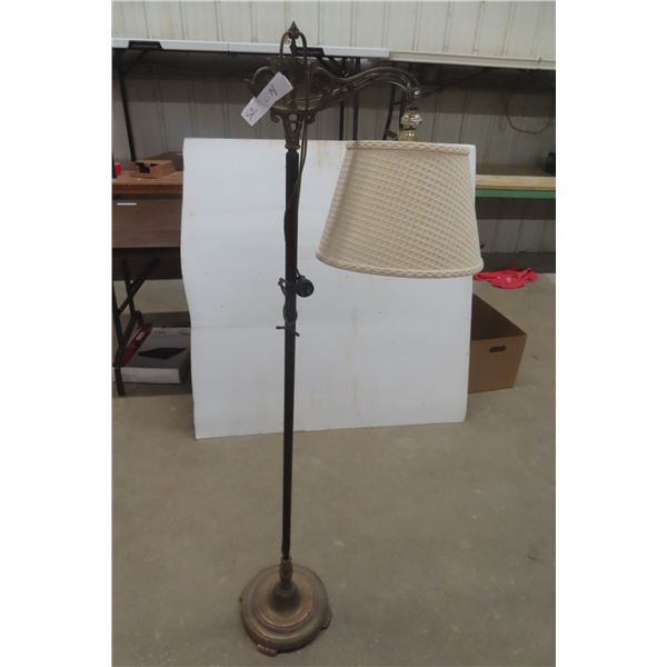 Bridge Floor Lamp, Antique