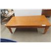 Image 1 : Oak Coffee Table - 16" x 51" x 26"
