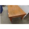 Image 2 : Oak Coffee Table - 16" x 51" x 26"