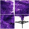 Image 4 : 3FT Tall Purple Artificial Christmas Tree with Foldable Stand - New Sealed!