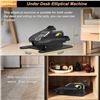 Image 6 : Under Desk Elliptical Machine/Electric Leg Pedal Exerciser; 12-Speeds with Remote Control - NEW