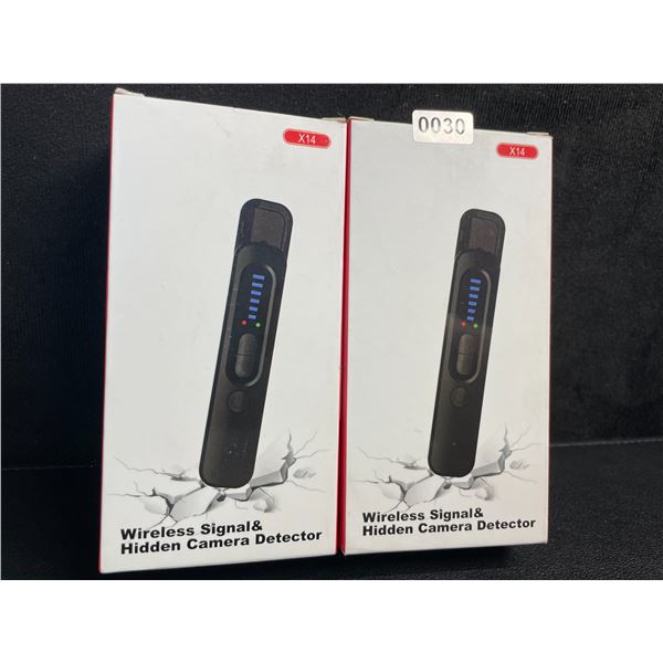 2 Wireless Signal & Hidden Camera Detectors; Anti-Spy/Car GPS Tracker/Hidden Device Detectors; New