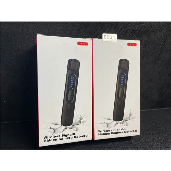 2 Wireless Signal & Hidden Camera Detectors; Anti-Spy/Car GPS Tracker/Hidden Device Detectors; New