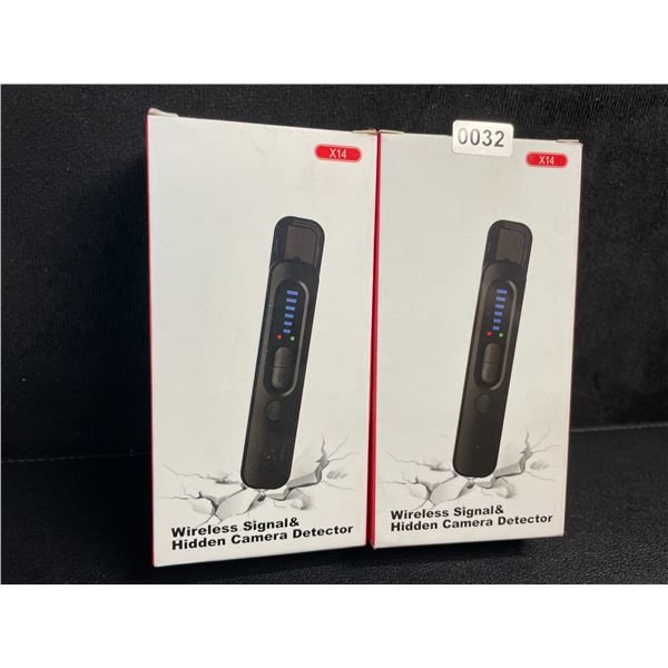 2 Wireless Signal & Hidden Camera Detectors; Anti-Spy/Car GPS Tracker/Hidden Device Detectors; New