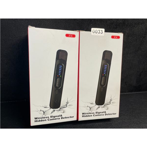 2 Wireless Signal & Hidden Camera Detectors; Anti-Spy/Car GPS Tracker/Hidden Device Detectors; New