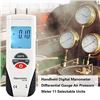 Image 4 : HT-1890 Digital Manometer - Dual Port Air Pressure Meter for HVAC Ventilation & Gas Systems - New