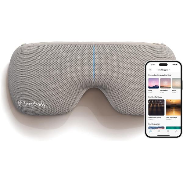 TheraBody SmartGoggles Device - Biometric Smart Heated Eye Mask & Facial Massager - NEW SEALED!