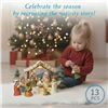 Image 5 : 13PC Nativity Set/Christmas Story Set with LED Light - Tabletop Nativity Figurine Set - New Sealed
