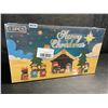 Image 6 : 13PC Nativity Set/Christmas Story Set with LED Light - Tabletop Nativity Figurine Set - New Sealed