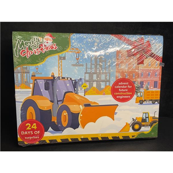 1 Kids Construction Toy Advent Calendar Set - 24 Day Toy Advent Calendar - New