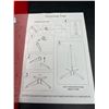 Image 4 : 5FT Tall Collapsible Pop-Up Artificial Christmas Tinsel Tree with Lights & Stand - Pink - New!