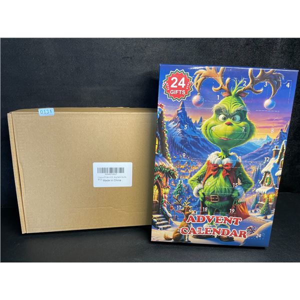 1 Grinch-Themed Toy Advent Calendar for Kids - 24-Day Toy Advent Calendar - New