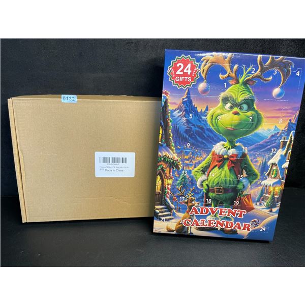 1 Grinch-Themed Toy Advent Calendar for Kids - 24-Day Toy Advent Calendar - New