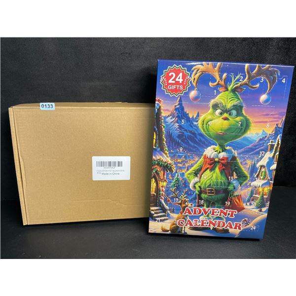 1 Grinch-Themed Toy Advent Calendar for Kids - 24-Day Toy Advent Calendar - New