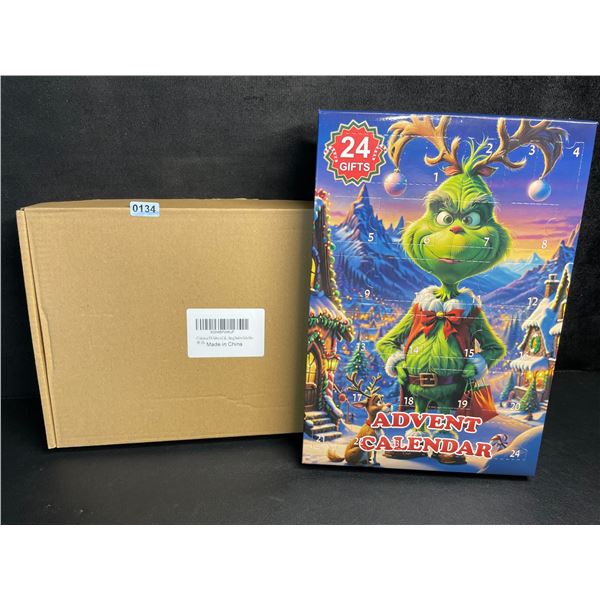 1 Grinch-Themed Toy Advent Calendar for Kids - 24-Day Toy Advent Calendar - New