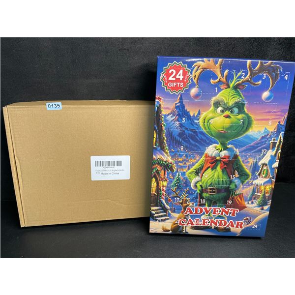 1 Grinch-Themed Toy Advent Calendar for Kids - 24-Day Toy Advent Calendar - New