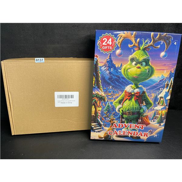 1 Grinch-Themed Toy Advent Calendar for Kids - 24-Day Toy Advent Calendar - New