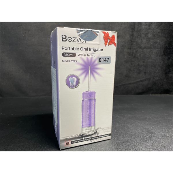 Bezvoi Portable Oral Irrigator/Cordless Water Flosser Teeth Cleaner Device (180ml Tank) - New Seale