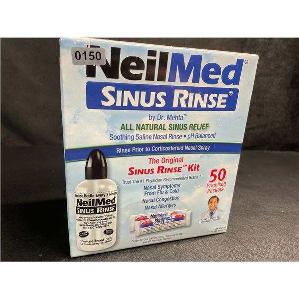 1 Box of Neil Med Sinus Rinse; The Original Rinse Kit - Soothing Saline Nasal Rinse - 50 Packets