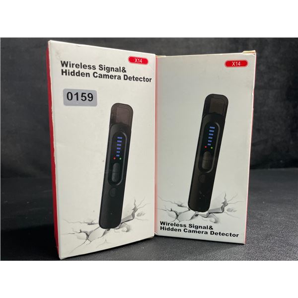 2 Wireless Signal & Hidden Camera Detectors; Anti-Spy/Car GPS Tracker/Hidden Device Detectors; New