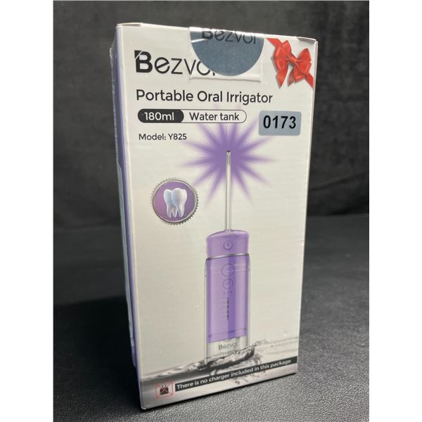 Bezvoi Portable Oral Irrigator/Cordless Water Flosser Teeth Cleaner Device (180ml Tank) - New Seale