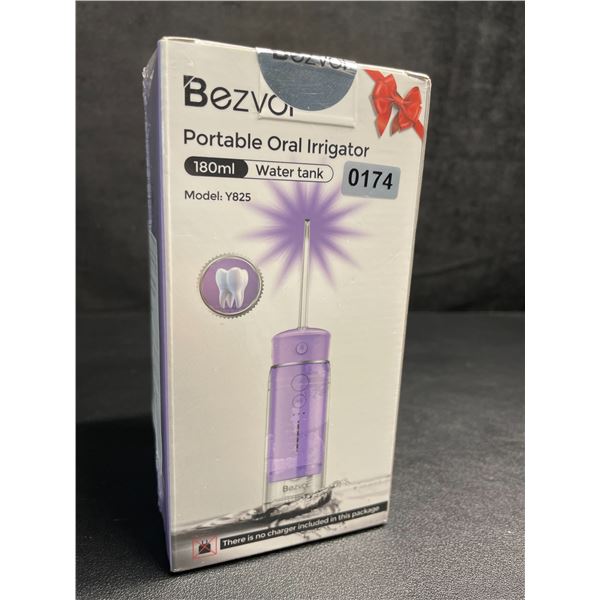Bezvoi Portable Oral Irrigator/Cordless Water Flosser Teeth Cleaner Device (180ml Tank) - New Seale