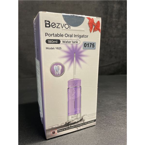 Bezvoi Portable Oral Irrigator/Cordless Water Flosser Teeth Cleaner Device (180ml Tank) - New Seale