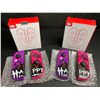 Image 1 : 2 Boxes/Sets of L+R Joycon Controllers for Nintendo Switch (Halloween Purple/Pink Design) - New