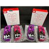 Image 1 : 2 Boxes/Sets of L+R Joycon Controllers for Nintendo Switch (Halloween Purple/Pink Design) - New