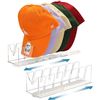 Image 1 : 4 Boxes of Acrylic Hat Racks/Hat Storage Racks (2 Per Box/8 Rack Total) - New
