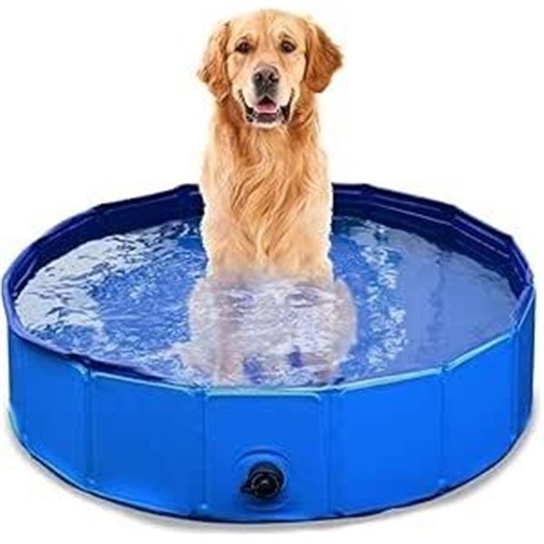 ZoneTech Pet Bathing Pool; Foldable Dog Pool - Easy to Store/Collapsible Design - New in Box