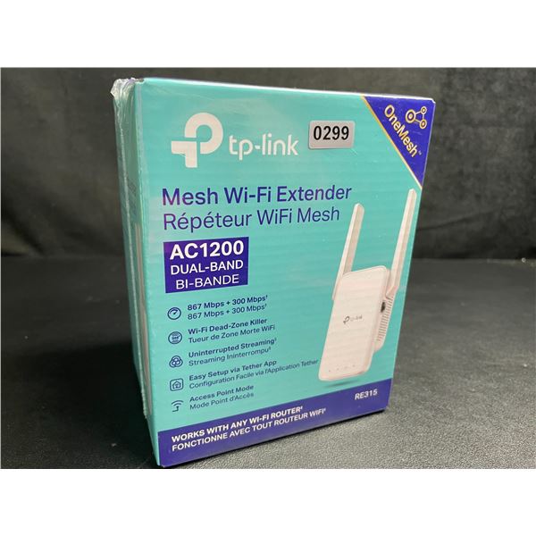 TP-Link AC1200 Mesh Wi-Fi Extender/WiFi Booster - Works with Any WiFi Router - New Sealed!