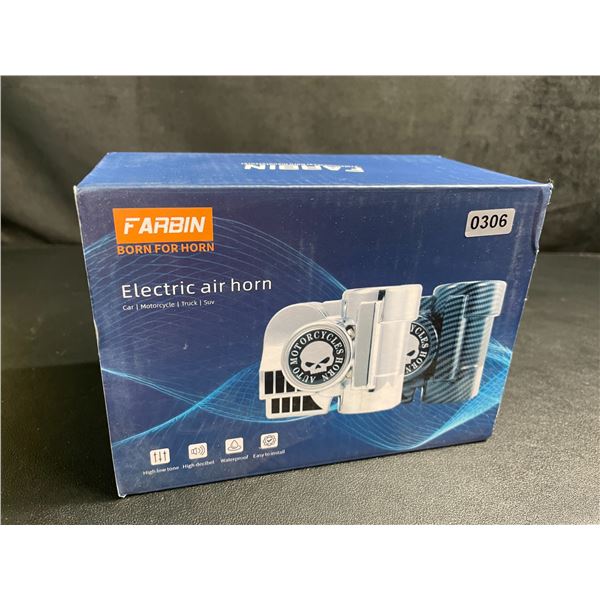 Electric Air Horn - 150dB Super Loud Horn Kit for Vehicles/Motorcycle/Truck/Boat - Brand New