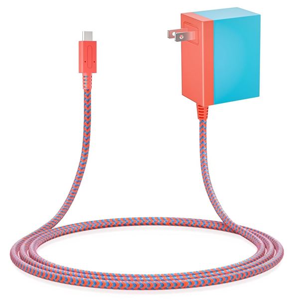 1 Nintendo Switch Charger (39W) AC Adapter for Switch/Switch Lite/OLED Switch - New