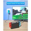 Image 7 : 1 Nintendo Switch Charger (39W) AC Adapter for Switch/Switch Lite/OLED Switch - New