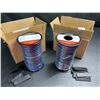Image 2 : Lot of 2 Viabrico 100FT Spools of 22awg 4PIN Wire for LED/RGB/Cars/Interior and Outdoor Use - New