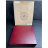 Image 2 : 1 Cherry Finish Spanish Cedar Humidor Box with Magnetic Seal & Humidifier Gel - New