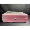 Image 3 : 1 Metal Cash Box/Money Lock Box with Key - Pink - Portable Money Box - New Sealed