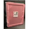 Image 5 : 1 Metal Cash Box/Money Lock Box with Key - Pink - Portable Money Box - New Sealed