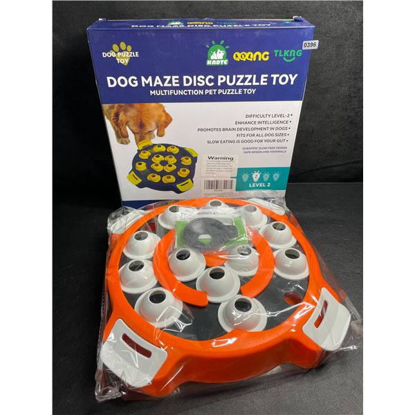1 Dog Puzzle Disc Puzzle Toy/Slow Feeder Dog Toy - Improve Dog's Intelligence/Brain Development
