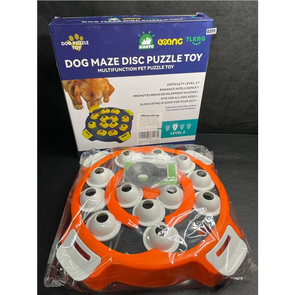 1 Dog Puzzle Disc Puzzle Toy/Slow Feeder Dog Toy - Improve Dog's Intelligence/Brain Development