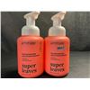 Image 1 : Lot of 2 ATTITUDE Super Leaves Foaming Hand Soap (295ml) Pink Grapefruit - New