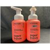 Image 1 : Lot of 2 ATTITUDE Super Leaves Foaming Hand Soap (295ml) Pink Grapefruit - New