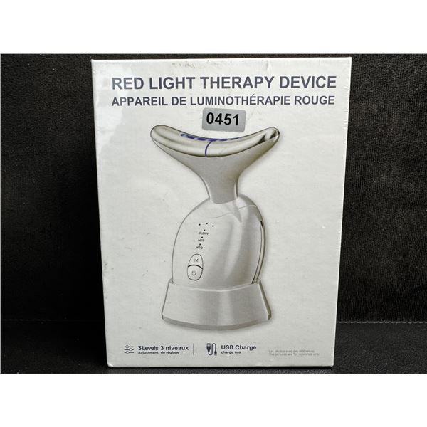 Red Light Therapy Facial Lifting and Firming Tool 3 Modes with Vibration - New