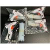 Image 1 : Lot of 4 Mini Hot Glue Guns (20W) with Glue Sticks - Multi-Purpose Glue Guns - New
