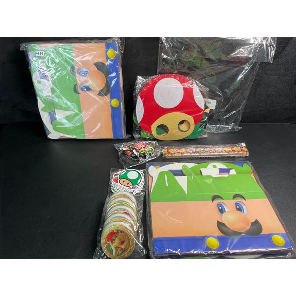 2 Packs of Super Mario Bros. Themed Party Favors (100PCs Each) Assorted Party Favors - New