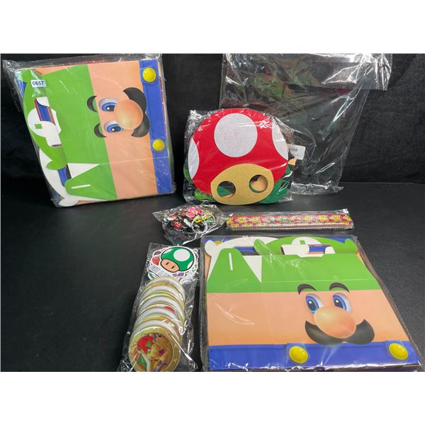 2 Packs of Super Mario Bros. Themed Party Favors (100PCs Each) Assorted Party Favors - New